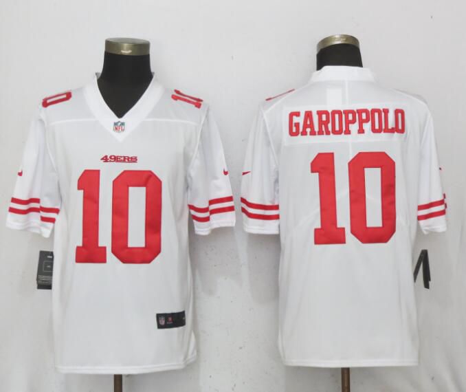 Men San Francisco 49ers #10 Garoppolo White Vapor Untouchable Limited Nike NFL Jerseys->women mlb jersey->Women Jersey